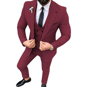Atacado XXS-7XL Plus Homens Grandes Ternos <span class=keywords><strong>Prom</strong></span> Tuxedo Slim Fit Noivo Ternos De Casamento para Homens Blazer 3 Peças Jacket Vest Pant - Product Image 5