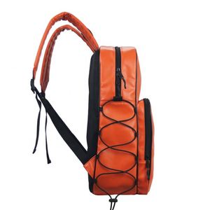 PU Leather <b>Backpack</b> College Rucksack School Bag Waterproof Travel Daypack <b>Large</b> Capacity Zipper Closure Unisex - Product Image 5