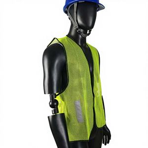سترة عاكسة بدون أكمام شبكية قابلة للتنفس، سترة أمان للبناء، ملابس عاكسة للعمل - Product Image 2