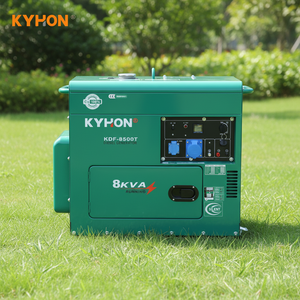 Factory Direct Spot Automatic Super Silent 400V 230V Generators Portable Type Genset Wheels Remote Control 50/60Hz KDF8500T(-3/- - Product Image 1
