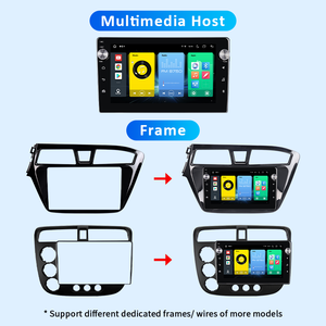 Navegador GPS para coche de 9 y 10 pulgadas con perillas, Radio para coche personalizada de 1 Din, CarPlay Android13, DSP, red 4G, sistema de información y entretenimiento en el vehículo - Product Image 2