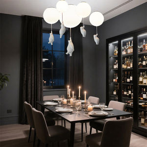 Indoor Bear LED Ceiling <strong>Light</strong> Cartoon Balloon Three Colors Dimmable Ceiling Lamp Children's Bedroom Living Room Lighting <strong>Fixture</strong> - Product Image 5