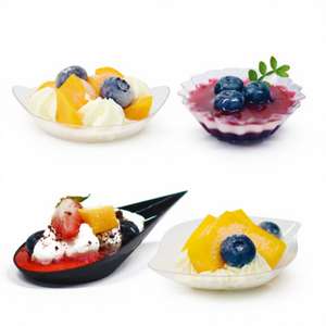 Wholesale Mousse Cake Cup <b>Square</b> Round Ice Dessert Cupsttiramisu <b>Tools</b> Cookie Pan Wedding Party Supplies - Product Image 4