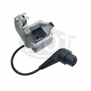Nuovo Adattatore per Caricabatterie EV AOTAI <span class=keywords><strong>Tipo</strong></span> 2 Maschio 16A Monofase-1 <span class=keywords><strong>Tipo</strong></span> M Presa Sudafricana con Cavo da <span class=keywords><strong>0</strong></span>,5M - Product Image 2
