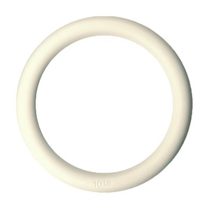 Pesos libres para gimnasio en casa, peso de potencia de silicona, 5 libras, 10 libras, 15 libras, anillo circular para Yoga, Pilates, Fitness, mancuerna, anillo de potencia semicircular - Product Image 5