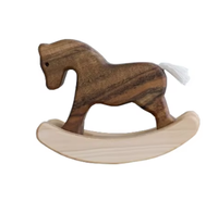 Cheval à bascule en bois, jouets Montessori, jouet sensoriel Wardorf