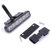Lampu kilat mobil Led 3 Watt, lampu sorot darurat Amber untuk truk, dudukan permukaan mobil, lampu strobo Led