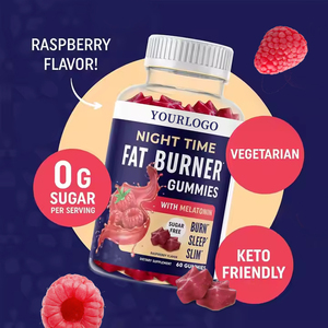 Gummies Brûle-Graisse Nocturnes pour un Ventre Plat, Contrôle du Poids et Boost d'Énergie avec Mélatonine - Product Image 2