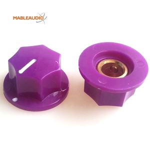 MAKP0022 20X11.5mm 9F Metal Inserir Plástico Rodada Potenciômetro Guitar Knob Acessórios Eletrônicos Essencial - Product Image 6
