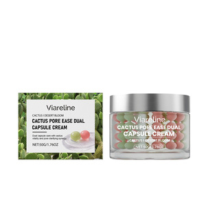 Crema en cápsulas de doble efecto con extracto de cactus, hidratación suave para una piel con tacto sedoso, para uso diario facial. - Product Image 4