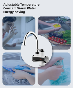 Grifo <span class=keywords><strong>Calentador</strong></span> de Agua Instantáneo Eléctrico de Acero Inoxidable 3S con Pantalla LED y Cuerpo de Plástico para Cocina, <span class=keywords><strong>Precio</strong></span> de Fábrica - Product Image 5