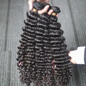 human bundles tangle and shed free best price fast delivery brazilian loose deep wave hair weave