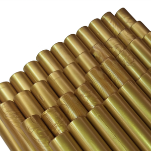 Bâtons de cire vintage or couleur dorée, mèches pour lettre d'affranchissement Bâton de sceau de cire classique Pistolet à colle chaude pour stampp - Product Image 1