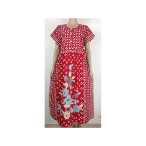 ชุดเดรสลำลองผ้าเรยอนสำหรับใส่ในบ้านผ้า100% นุ่มใส่สบายน่ารักสำหรับใส่ในฤดูร้อนเพลิดเพลินไปกับความสะดวกสบายตลอดทั้งวัน! - Product Image 4