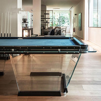 Table de billard extensible et pliable au design moderne avec accessoires pour la maison, les salles de jeux, les centres de loisirs, les hôtels