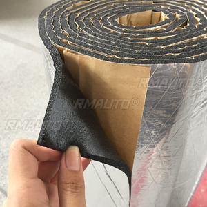 1PC 0.5x2Mx10mm Tapis d'isolation phonique et thermique en coton et feuille d'aluminium pour voiture, insonorisation et isolation acoustique - Product Image 3