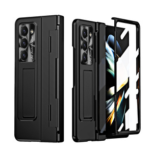 Pour <span class=keywords><strong>Samsung</strong></span> Z Fold 6 <span class=keywords><strong>coque</strong></span> <span class=keywords><strong>de</strong></span> <span class=keywords><strong>téléphone</strong></span> 2024 360 Protection complète <span class=keywords><strong>avant</strong></span> verre trempé charnières <span class=keywords><strong>de</strong></span> nivellement couverture pli 5 4 3 avec Film d'objectif - Product Image 6