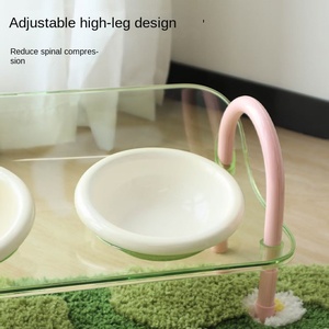 <span class=keywords><strong>Wow</strong></span> Kunststoff-Katzenfutternapf – erhöht, kippsicher, mit Nackenstütze und Leckerli-Spender für Katzenfutter & Nassfutter - Product Image 4