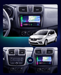Lecteur Android HD Autoradio GPS Navigation Carplay RDS/AM/DSP 4G pour <span class=keywords><strong>Renault</strong></span> Logan 2 2012-19 - Product Image 2