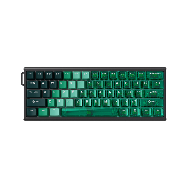 Ajazz Alux60 Wired Mechanical Gaming Keyboard Aluminum Magnetic Switch Hot Swappable Rgb Backlit for Pc Laptop Gamer
