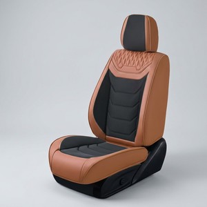 Juego Completo de Fundas de Asiento de Coche de Cuero Nappa Universal con Cojines para Asientos y Accesorios Interiores Premium - Product Image 5