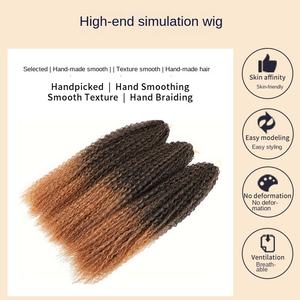 Estensioni per Capelli Stile Bohémien a Onda d'Acqua, Riccioli Piccoli in Rame, 10-28 Pollici, per Acconciature Fai-da-Te - Product Image 6