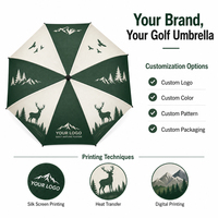 Parapluie de golf classique à carreaux écossais, production en gros OEM ODM, directement de l'usine, inspection de contrôle qualité, logo personnalisé, vente en gros