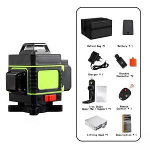 <span class=keywords><strong>Nivel</strong></span> Láser 4D de 16 Líneas, <span class=keywords><strong>Nivel</strong></span> Láser Interior de 360° con Haz Verde, Autonivelante, Horizontal y Vertical - Product Image 2