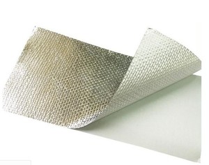 Tissu en <span class=keywords><strong>laine</strong></span> <span class=keywords><strong>de</strong></span> <span class=keywords><strong>verre</strong></span> laminé avec du <span class=keywords><strong>ruban</strong></span> <span class=keywords><strong>adhésif</strong></span> en aluminium, épaisseur 50/100 mm, ignifuge, isolation thermique - Product Image 4