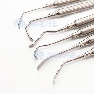 Alat bedah implan gigi ujung ganda, instrumen Lift gigi plus plus, alat pengangkat baja tahan karat - Product Image 4