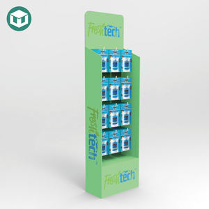 Neuheit: Maßgefertigter Boden-Pappaufsteller für Raumduft, Werbeaktion, ISO9001/FSC-Zertifiziert, Hochglanz-Laminierung - Product Image 1