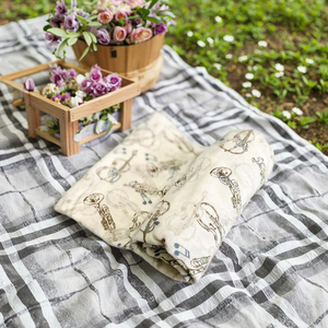 Nouvelle mode <span class=keywords><strong>personnalisable</strong></span> mignon imprimé doux 70% bambou 30% coton mousseline infantile bébé lange d'emmaillotage <span class=keywords><strong>couverture</strong></span> bébé literie - Product Image 6