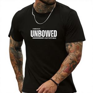 เสื้อยืดลำลองผู้ชาย KW MODA สำหรับฤดูใบไม้ผลิ/ฤดูร้อน รุ่นพิมพ์ลายสีเดียวมาตรฐาน KWDM01-1221a ผลิตในประเทศจีน - Product Image 1