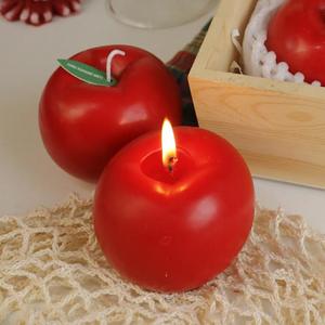 Bougie parfumée aux fruits en cire de soja, forme artistique moderne, boîte cadeau, décoration d'intérieur - Product Image 1