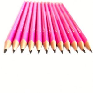 Ensemble de 12 crayons triangulaires en graphite noir HB parfumés promotionnels de 7,5 pouces avec gomme - Product Image 4