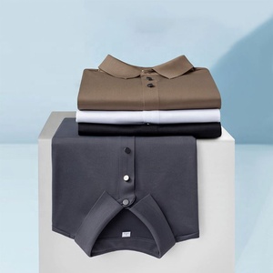 Nueva Camiseta Polo de Verano de Alta Calidad, Suave y Cómoda, Manga Corta, 100% Spandex Poliéster, Deportiva, para Golf, Talla Grande - Product Image 1
