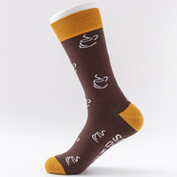 Chaussettes tricotées pour hommes à rayures fantaisie imprimées numériquement, respirantes, jetables, vente en gros d'usine