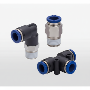 Pièces pneumatiques des raccords équivalents SPE16 en acier inoxydable PISCO SUS303 - Product Image 1