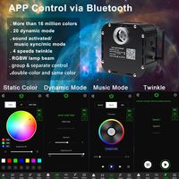 Kit de Fibre Optique 50W LED Scintillant en Aluminium 0,75mm 1000pcs 3mètres IP33 pour Éclairage Plafond Étoilé de Chambre
