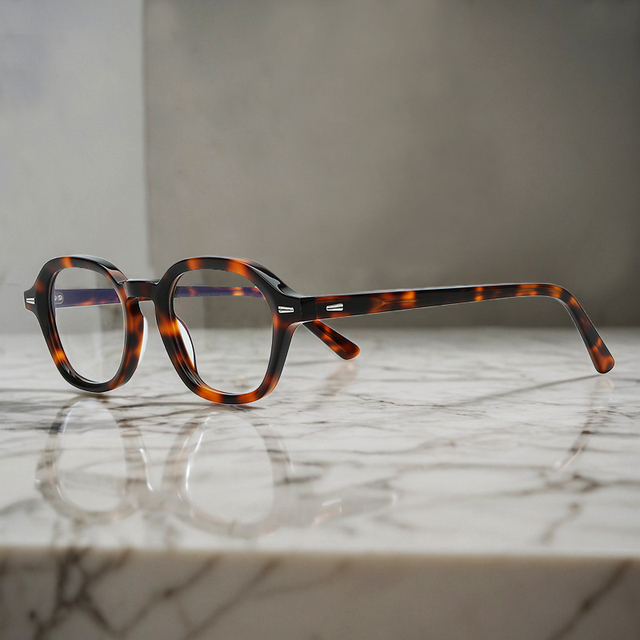 New Arrival  Optical Eyewear for Reading  Men Optical Eyewear Anti-Blue Light Glasses Small Round Acetate Glasses