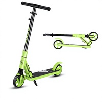 Trottinettes pliables à deux roues en alliage d'aluminium et polyuréthane pour adolescents et enfants plus âgés, pour le sport, le coup de pouce et le glisse