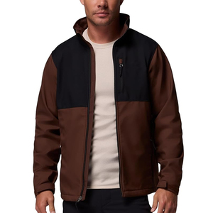 Veste de sport respirante pour homme avec col montant et logo personnalisé, faible MOQ, vente en gros, polyester/nylon - Product Image 4