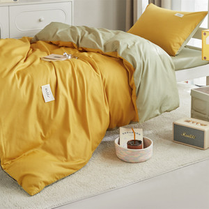 Parure <span class=keywords><strong>de</strong></span> lit 100 % coton pour l'été, style simple, tailles Queen <span class=keywords><strong>et</strong></span> King, 200 fils, qualité hôtelière, anti-boulochage, respirante, <span class=keywords><strong>housse</strong></span> <span class=keywords><strong>de</strong></span> <span class=keywords><strong>couette</strong></span> <span class=keywords><strong>de</strong></span> style européen - Product Image 3