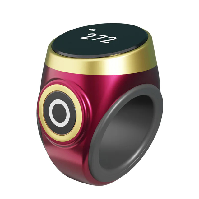 Popular S9 Smart Ring Counter Muslim Prayer Adjustable Digital Tasbih Counter HD OLED Display Intelligent Worship Counter