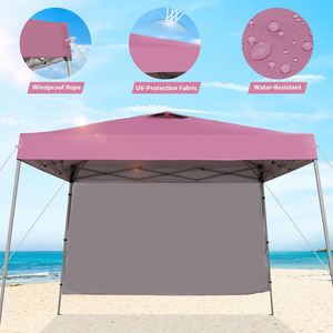 <b>8X10</b> Ft Portable Outdoor Angled-Leg Canopy (With Sidewalls Air Vent) Suitable for Patios, Decks, Beaches, and Gardens - Product Image 4