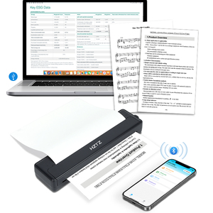 Impresora Térmica A4 HZTZ, Inalámbrica, Bluetooth, Portátil, para Uso en el Hogar y la Oficina, para <span class=keywords><strong>Imprimir</strong></span> <span class=keywords><strong>Documentos</strong></span> y Materiales - Product Image 1