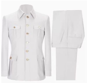 Nuevo Conjunto de Traje para <span class=keywords><strong>Hombre</strong></span> de 2 Piezas, Traje Ajustado, Traje de Fiesta de Boda, Conjunto de Traje de Negocios para <span class=keywords><strong>Hombre</strong></span> - Product Image 4