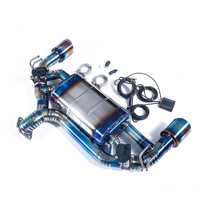 Sistema de Escape Trasero Deportivo Valvetronic de Aleación de Titanio para Mitsubishi Lancer Evo X 2.0T 2008-2015