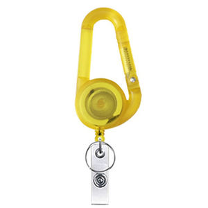 Llavero y Mosquetón Promocional al por Mayor RTS, Portacredencial Telescópico Negro con Hebilla para Coche y Oficina, Portacredencial <span class=keywords><strong>YoYo</strong></span> - Product Image 4