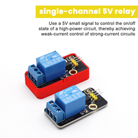 Bloques de Construcción Electrónicos STEM Keyestudio, Relé de un Solo Canal de 5V para Programación Arduino